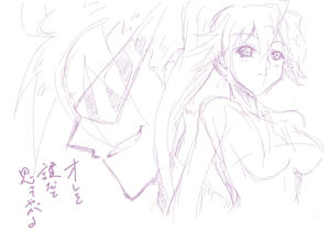 ヨーコ＆カミナ落書き