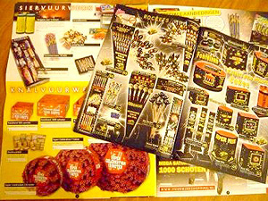 オランダの大晦日の花火販売