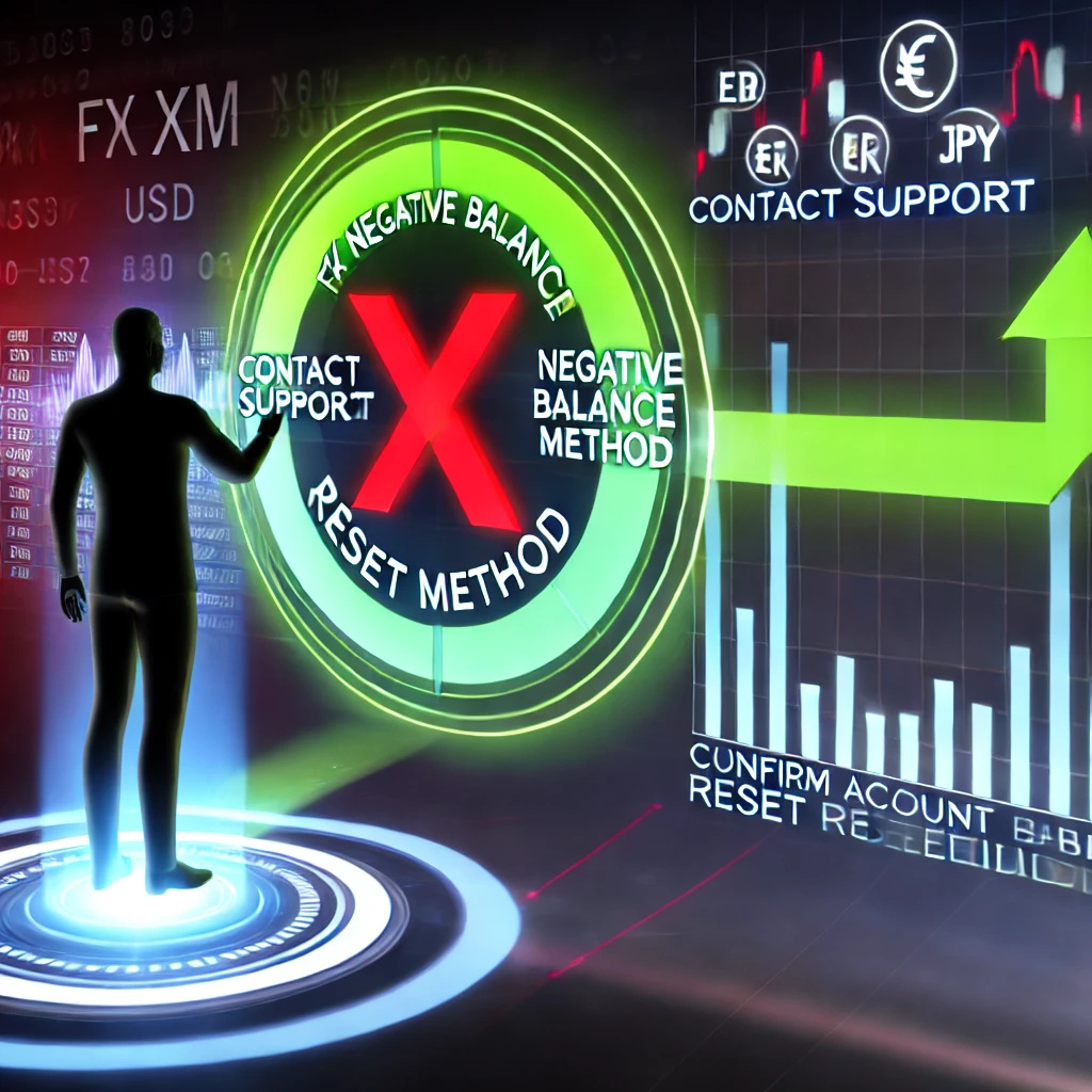 XMのマイナス残高リセット方法と即時対応手順