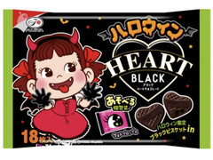 不二家 ハロウィンブラックハートチョコレート