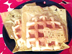 大笹牧場　牛乳ワッフル