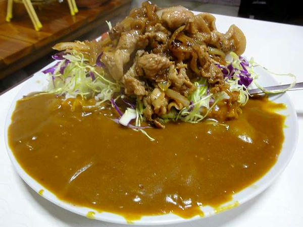 しょうが焼きカレーライス