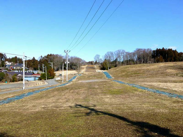 南から政庁方面を望む
