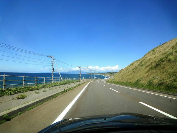 日本海を見ながら