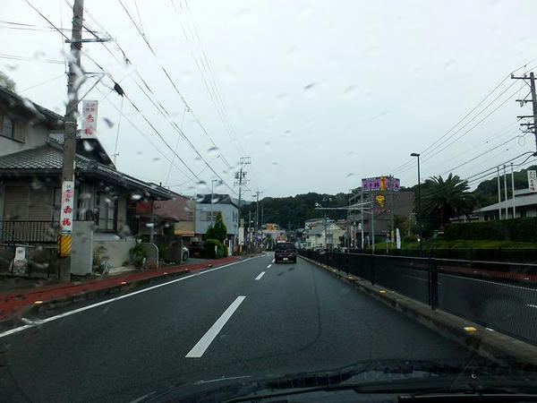 伊勢市内を走行中