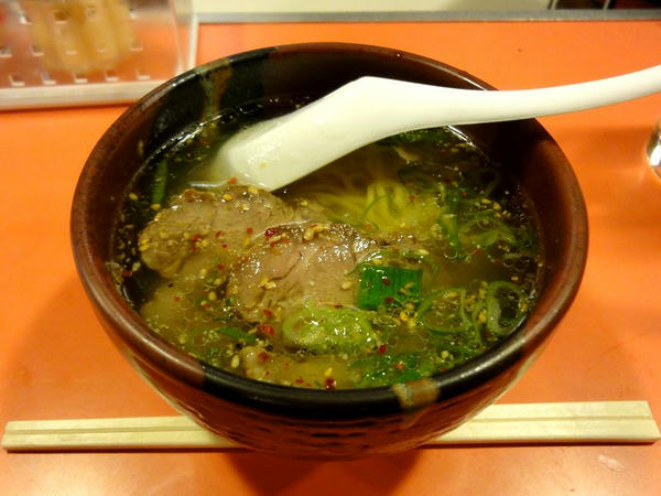 ラム特製塩ラーメン 630円