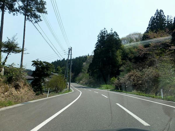 春日山を降りる