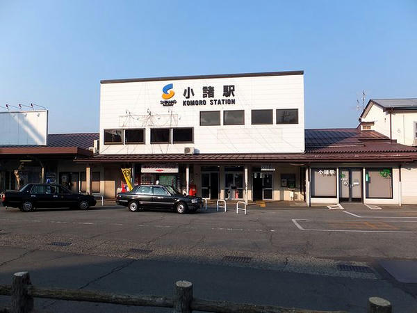 朝のしなの鉄道小諸駅