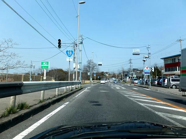国道18号で上田へ