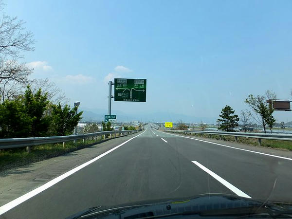 上信越道更埴JCT手前