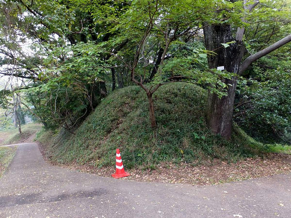 三の丸の土塁(1)
