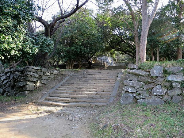 西二の丸入口付近