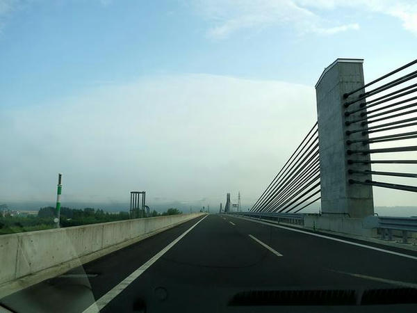 帯広・広尾自動車道走行中