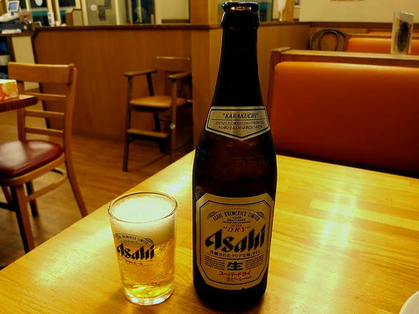瓶ビール（中瓶） 500円