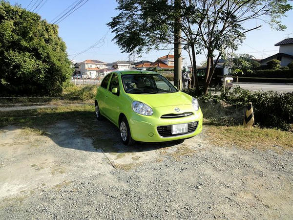 荒尾競馬場駐車場に到着