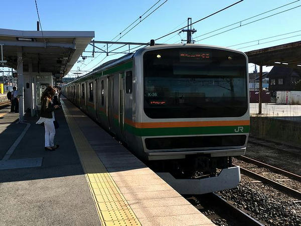 JR上野東京ライン上り普通列車