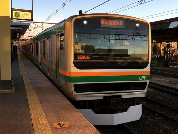 JR上野東京ラインの普通列車