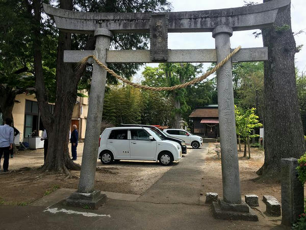 本丸跡にある八幡神社