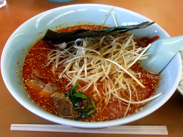 辛味噌ネギラーメン（激辛・脂普通・味薄目・麺普通） 790円 ＋ ライス 160円