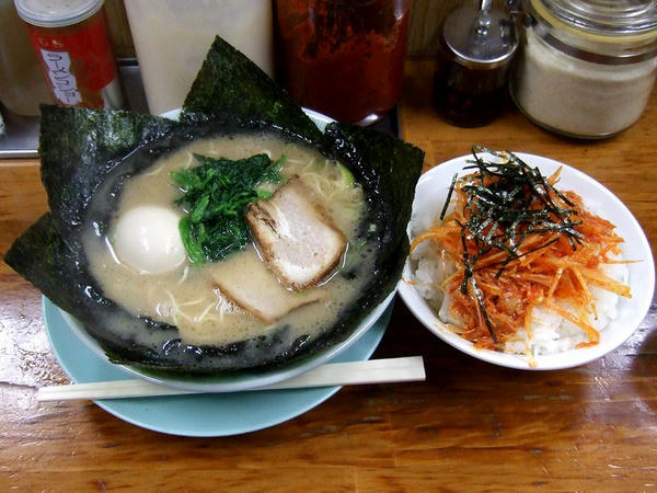 C定食（のり玉子ラーメンに変更、細麺、固さ・味・油全て普通） 1200円