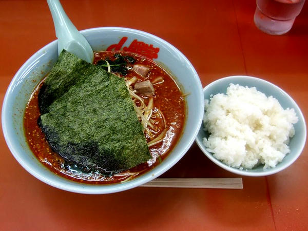 辛味噌ネギラーメン（激辛・脂普通・味普通・麺普通） 790円 ＋ 半ライス 110円