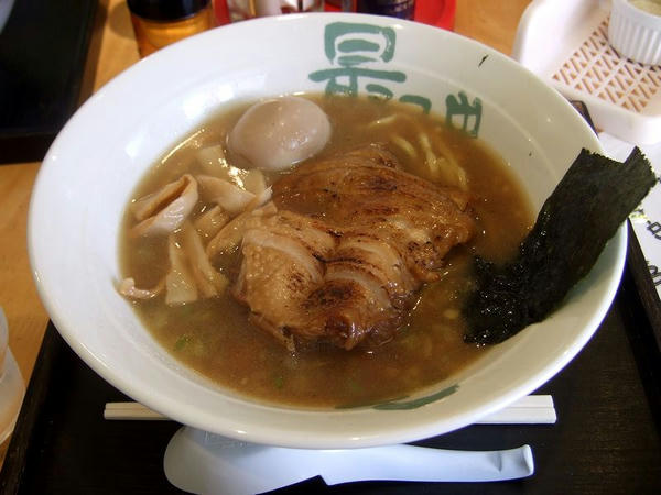 とりモモちゃあしゅうめん 850円 ＋ 煮玉子 100円