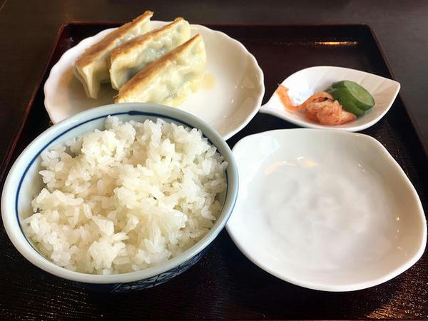 餃子（3こ）セット（Aセット） 350円（税別）