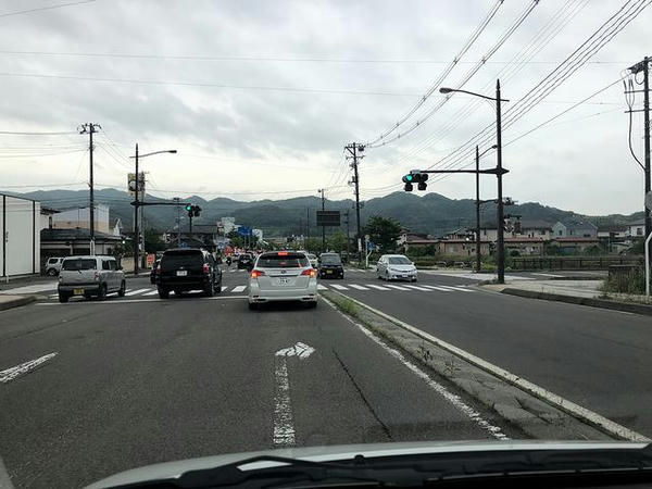 普段通らない道を通って福島西ICまで