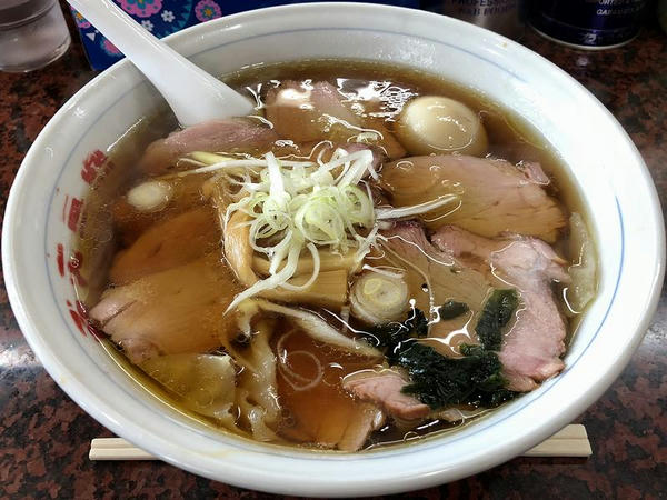 チャーシューワンタンメン 1000円（税抜） ＋ 煮たまご 100円（税抜）