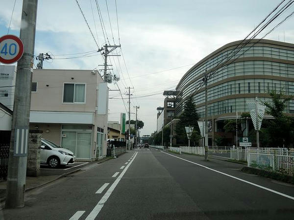 福島競馬場付近に到着