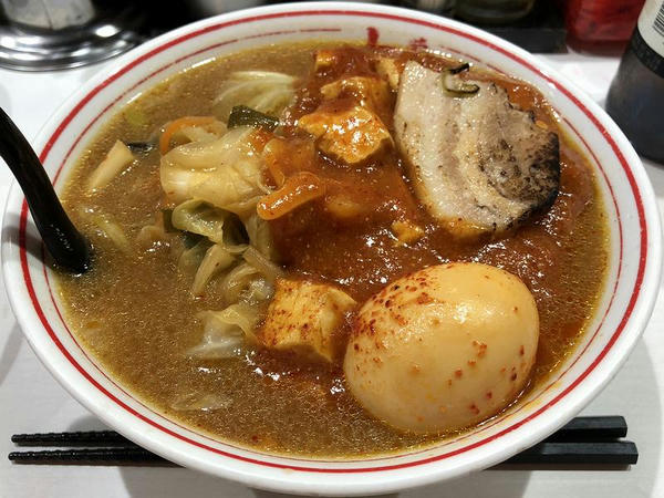 蒙古タンメン 800円 ＋ 北極玉子 120円 ＋ チャーシュー（1枚） 120円