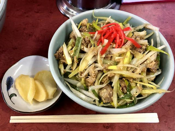 ネギ丼（ハーフ） 400円