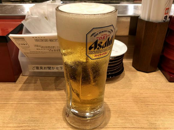 生ビール（中） 480円＋税