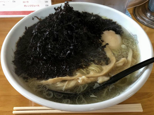 磯塩ラーメン 770円 ＋ 味付玉子 100円