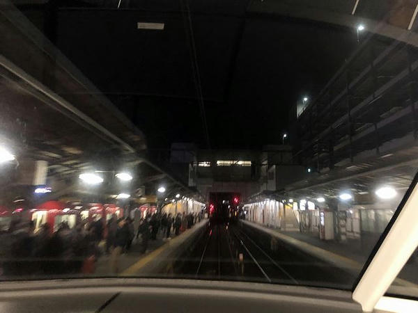 国府宮駅進入