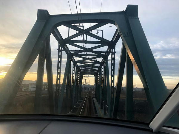 平井信号場－豊橋駅間（豊川放水路橋梁）