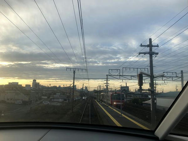 JR飯田線船町駅通過