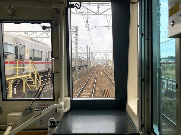 尾張旭駅－旭前駅間（尾張旭検車支区付近）