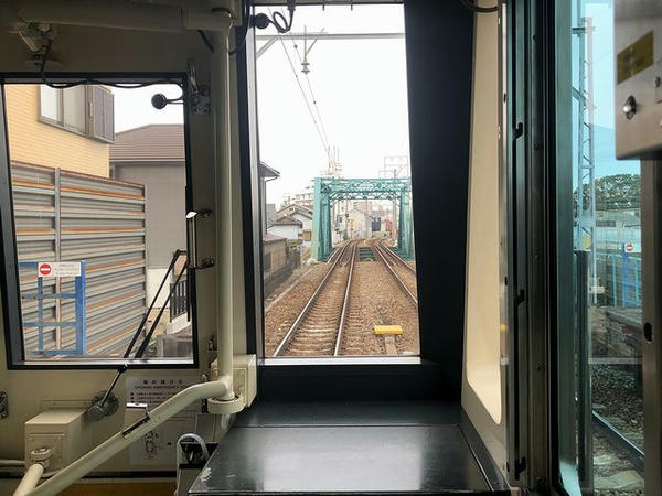 守山自衛隊前駅－矢田駅間（矢田橋梁）