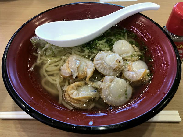 ほたて塩ラーメン 350円（税別）