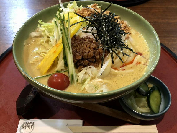 豆乳入り冷しカレーうどん 1000円