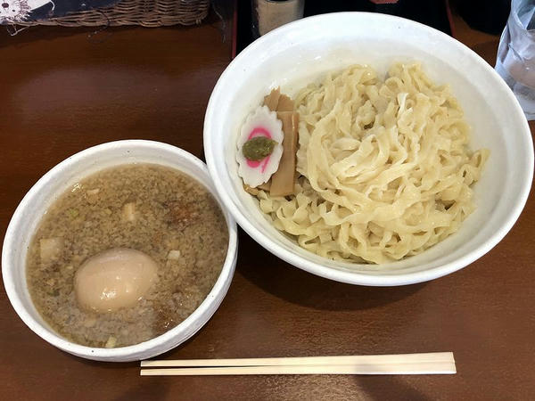 背脂煮干つけめん（大盛） 850円 ＋ 味玉 100円