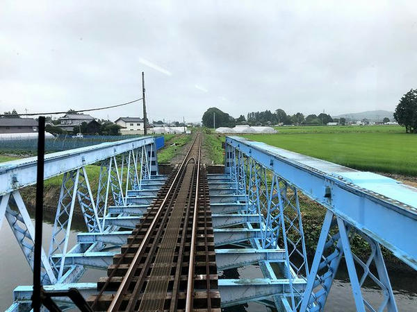 北真岡駅－西田井駅間（五行川橋梁）