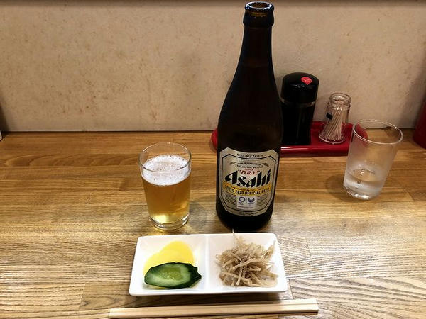 ビンビール 550円（税別）