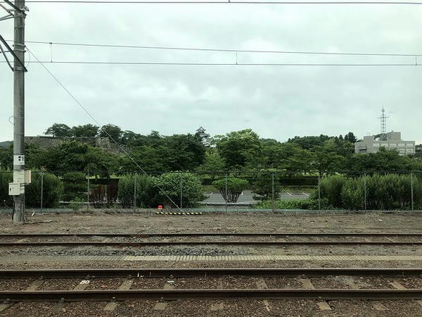 白河駅停車中
