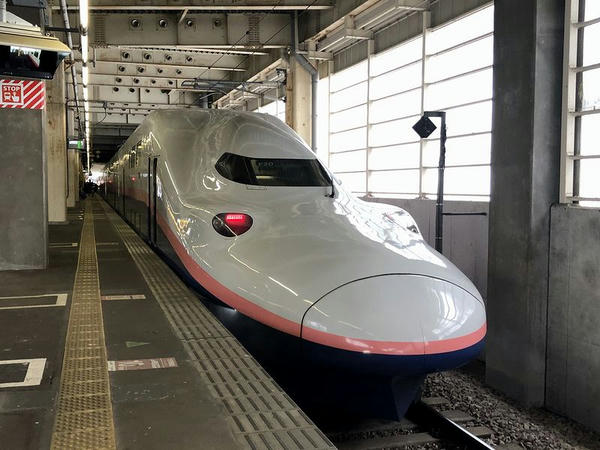 ガーラ湯沢駅に到着したたにがわ403号