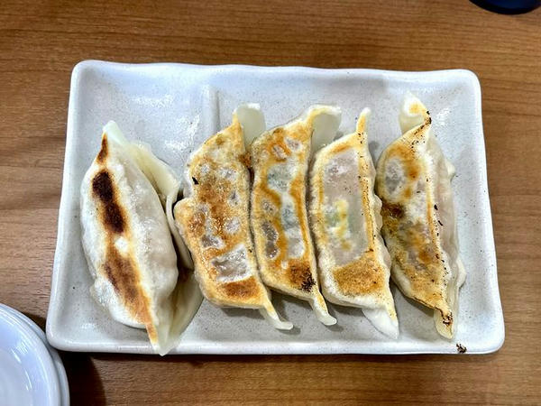 餃子（5個・生姜） 450円