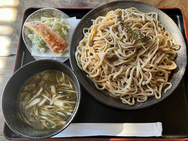 秋ねぎの鴨つけ麺（大盛） 1370円