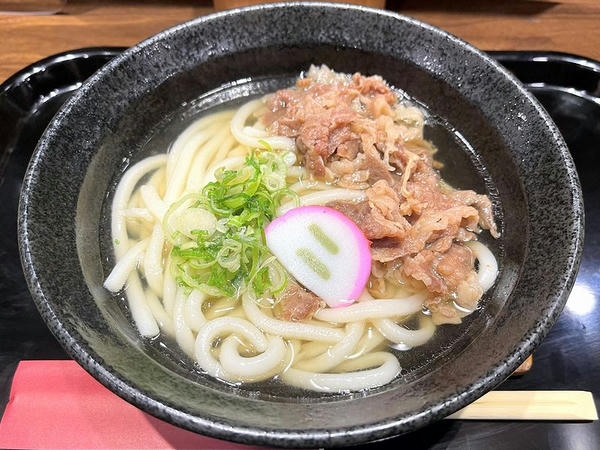 大和牛の肉うどん 850円