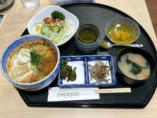 人間ドック受診者専用メニュー ヒレカツ丼（ここにコーヒーが付きます）